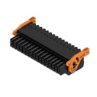 WEIDMULLER - Connettori per circuito stampato 160V 13.4A Passo 3.50mm 1.5mm² 32 poli PUSH IN attuatore Box B2CF 3.50/32/180LR SN BK BX.