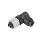 WEIDMULLER - Connettore circolare femmina angolato personalizzabile sul campo, collegamento a vite 7/8" per cavi da 0.14 mm² a 1.5 mm², adatto per diametri di 8 - 10 mm, codice SAIBW-4/11-7/8.