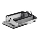 WEIDMULLER - Custodia HDC 48B ALU, Connettori a innesto industriali, Base passante, Gancio longitudinale in basso, Grandezza: 12, IP65 in condizione innestata. 1295600000