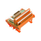 WEIDMULLER - Modulo d'interfaccia con morsetto, connettore, integrato, Connettori D-sub, a norma IEC 60807 / DIN 41652, Connettore maschio 25 poli, Molla autoblocc