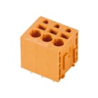 WEIDMULLER - Morsetto per circuito stampato, 320 V, 24 A, Passo in mm: 5.00, 2.5 mm², Numero di poli: 15, PUSH IN, Collegamento a saldare THT, 180°, Box