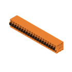 WEIDMULLER - Morsetto per circuito stampato, 320 V, 24 A, Passo in mm: 5.00, 2.5 mm², Numero di poli: 20, PUSH IN con attuatore, Collegamento a saldare THT, 90°, B