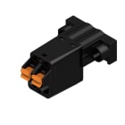 WEIDMULLER - Connettori per circuito stampato 320V 25.9A Passo 5.08mm 3.31mm² 2 poli PUSH IN attuatore Box SLF 5.08/02/180F SN BK BX.