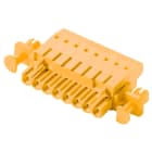 WEIDMULLER - Connettori per circuito stampato, 320V, 27A, Passo 5.08mm, 2.5mm², 3 poli, Collegamento TOP, BLT 5.08HC/03/180DF SN OR BX.
