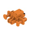 WEIDMULLER - Connettori per circuito stampato 320V 24A Passo 5.08mm 3.31mm² 2 poli PUSH IN attuatore Box BLF 5.08HC/02/180DF SN OR BX.