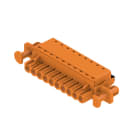 WEIDMULLER - Connettori per circuito stampato 320V 24A Passo 5.08mm² 3.31mm² 10 poli PUSH IN attuatore Box BLF 5.08HC/10/180DF SN OR BX.