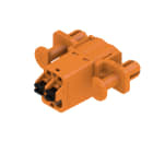 WEIDMULLER - Connettori per circuito stampato 320V 25.9A Passo 5.08mm 3.31mm² Pali 2 PUSH IN attuatore Box SLF 5.08/02/180DF SN OR BX.