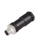 WEIDMULLER - Connettore circolare maschio diritto M12 personalizzabile sul campo, collegamento a vite 8-10 mm, 5 poli SAIS-5/11-1.5.