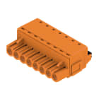 WEIDMULLER - Connettori per circuito stampato 320V 24A Passo 5.08mm 3.31mm² 8 poli PUSH IN attuatore Box BLF 5.08HC/08/180B SN OR BX.