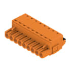 WEIDMULLER - Connettori per circuito stampato 320V 24A Passo 5.08mm 3.31mm² 9 poli PUSH IN attuatore Box BLF 5.08HC/09/180B SN OR BX.