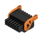 WEIDMULLER - Connettori per circuito stampato 160V 13.4A Passo 3.50mm 1.5mm² 14 poli PUSH IN attuatore Box B2CF 3.50/14/180LH SN BK BX 1375770000