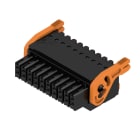 WEIDMULLER - Connettori per circuito stampato 160V 13.4A Passo 3.50mm 1.5mm² 20 poli PUSH IN attuatore Box B2CF 3.50/20/180LH SN BK BX.