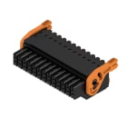 WEIDMULLER - Connettori per circuito stampato 160V 13.4A Passo 3.50mm 1.5mm² 26 poli PUSH IN attuatore Box B2CF 3.50/26/180LH SN BK BX.