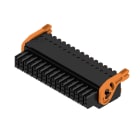 WEIDMULLER - Connettori per circuito stampato 160V 13.4A Passo 3.50mm 1.5mm² 32 poli PUSH IN attuatore Box B2CF 3.50/32/180LH SN BK BX.