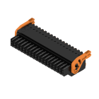WEIDMULLER - Connettori per circuito stampato 160V 13.4A Passo 3.50mm 1.5mm² 36 poli PUSH IN attuatore Box B2CF 3.50/36/180LH SN BK BX.