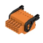 WEIDMULLER - Connettori per circuito stampato 160V 13.4A Passo 3.50mm 1.5mm² 12 poli PUSH IN attuatore Box B2CF 3.50/12/180LH SN OR BX.