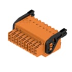 WEIDMULLER - Connettori per circuito stampato 160V 13.4A Passo 3.50mm 1.5mm² 18 poli PUSH IN attuatore Box B2CF 3.50/18/180LH SN OR BX.