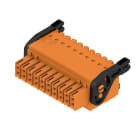 WEIDMULLER - Connettori per circuito stampato 160V 13.4A Passo 3.50mm 1.5mm² 20 poli PUSH IN attuatore Box B2CF 3.50/20/180LH SN OR BX.