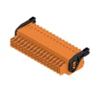 WEIDMULLER - Connettori per circuito stampato 160V 13.4A Passo 3.50mm 1.5mm² 32 poli PUSH IN attuatore Box B2CF 3.50/32/180LH SN OR BX.
