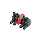 WEIDMULLER - Connettori per circuito stampato, 500V, 29A, Passo 7.62mm, 4mm², 6 poli, Collegamento a vite, BLZ 7.62IT/06/180MF3 SN BK BX.
