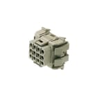 WEIDMULLER - Connettori per circuito stampato, 400V, 17A, Passo 5.00mm, 3.31mm², 9 poli, Collegamento a crimpare, Box RSV1,6 B9 GR.