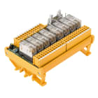 WEIDMULLER - Modulo d'interfaccia con relè RCL LMFS 5,08 mm PUSH IN connettore a norma IEC60603-13/DIN41651 10 pin 24 V DC ± 10% 16.7 mA RSM-8 24V-1CO Z.