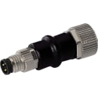 WEIDMULLER - Adattatore, 3 poli, Codifica: M12 = A, M8 = nessuna codifica SAI-ADAPT-M8/M12 3P