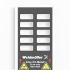 WEIDMULLER - Inserimento, Tipo di etichetta: CC-M 10/30, Versione: Vassoio per 10 etichette.