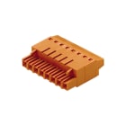 WEIDMULLER - Connettori per circuito stampato, 320V, 15A, Passo 5.08mm, 1.5mm², 7 poli, Collegamento TOP, Box BLAT 7 SN OR.