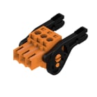 WEIDMULLER - Connettori per circuito stampato, 160V, 17A, Passo 3.50mm, 1.5mm², 3 poli, Collegamento a vite, Box BL 3.50/03/180LR SN OR BX.