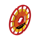 WEIDMULLER - Sistema di codifica cavi, giallo, Diametro esterno conduttore:1.3 - 3 mm, Lettere, maiuscole, PVC, flessibile, senza cadmio, -30...80 °C