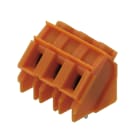 WEIDMULLER - Morsetto per circuito stampato, 500 V, 32 A, Passo in mm: 7.50, 6 mm², Numero di poli: 2, Collegamento a vite, Collegamento a saldare THT, 135°, Box