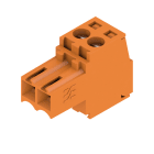 WEIDMULLER - Connettori per circuito stampato 160V 17A Passo 3.50mm 1.5mm² 2 poli Collegamento a vite Box BL 3.50/02/180 SN OR BX