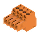 WEIDMULLER - Connettori per circuito stampato, 160V, 17A, Passo 3.50mm, 1.5mm², 4 poli, Collegamento a vite, Box BL 3.50/04/180 SN OR BX.