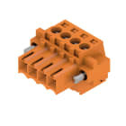 WEIDMULLER - Connettori per circuito stampato, 160V, 17A, Passo 3.50mm, 1.5mm², 4 poli, Collegamento a vite, Box BL 3.50/04/180F SN OR BX.