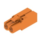 WEIDMULLER - Connettori per circuito stampato, 320V, 21A, Passo 5.08mm, 2.5mm², 2 poli, Collegamento a crimpare, Box, BLC 5.08/02/180R OR BX.