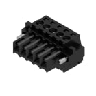 WEIDMULLER - Connettori per circuito stampato, 160V, 17A, Passo 3.50mm, 1.5mm², 5 poli, Collegamento a vite, Box BL 3.50/05/180F SN BK BX. 1615810000
