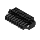 WEIDMULLER - Connettori per circuito stampato, 160V, 17A, Passo 3.50mm, 1.5mm², 8 poli, Collegamento a vite, Box BL 3.50/08/180F SN BK BX. 1615840000