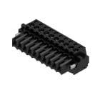 WEIDMULLER - Connettori per circuito stampato, 160V, 17A, Passo 3.50mm, 1.5mm², 10 poli, Collegamento a vite, Box BL 3.50/10/180F SN BK BX. 1615860000