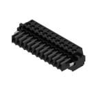 WEIDMULLER - Connettori per circuito stampato, 160V, 17A, Passo 3.50mm, 1.5mm², 12 poli, Collegamento a vite, Box BL 3.50/12/180F SN BK BX. 1615880000