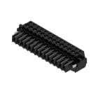 WEIDMULLER - Connettori per circuito stampato, 160V, 17A, Passo 3.50mm, 1.5mm², 14 poli, Collegamento a vite, Box BL 3.50/14/180F SN BK BX. 1615900000