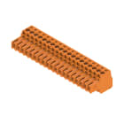 WEIDMULLER - Connettori per circuito stampato 160V 17A Passo 3.50mm 1.5mm² 19 poli Collegamento a vite Box BL 3.50/19/180 SN OR BX.