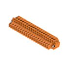 WEIDMULLER - Connettori per circuito stampato 160V 17A Passo 3.50mm 1.5mm² 19 poli Collegamento a vite Box BL 3.50/19/180F SN OR BX.