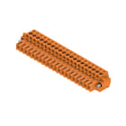 WEIDMULLER - Connettori per circuito stampato 160V 17A Passo 3.50mm 1.5mm² 20 poli Collegamento a vite Box BL 3.50/20/180F SN OR BX.