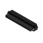 WEIDMULLER - Connettori per circuito stampato, 160V, 17A, Passo 3.50mm, 1.5mm², 18 poli, Collegamento a vite, Box BL 3.50/18/180F SN BK BX.