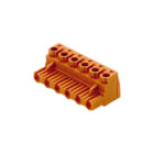 WEIDMULLER - Connettori per circuito stampato, 630V, 18.5A, Passo 7.50mm, 3.31mm², 9 poli, Collegamento a vite, BLZ 7.50/09/180 SN OR BX.