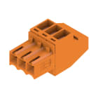 WEIDMULLER - Connettori per circuito stampato, 160V, 12A, Passo 3.50mm, 1.5mm², 3 poli, Collegamento a vite, Box BL 3.50/03/90 SN OR BX.