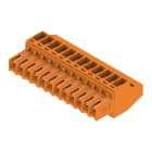 WEIDMULLER - Connettori per circuito stampato, 160V, 12A, Passo 3.50mm, 1.5mm², 12 poli, Collegamento a vite, Box BL 3.50/12/90 SN OR BX.