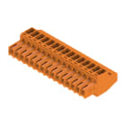 WEIDMULLER - Connettori per circuito stampato 160V 12A Passo 3.50mm 1.5mm² 15 poli Collegamento a vite Box BL 3.50/15/90 SN OR BX