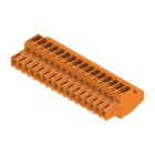 WEIDMULLER - Connettori per circuito stampato, 160V, 12A, Passo 3.50mm, 1.5mm², 16 poli, Collegamento a vite, Box BL 3.50/16/90 SN OR BX.